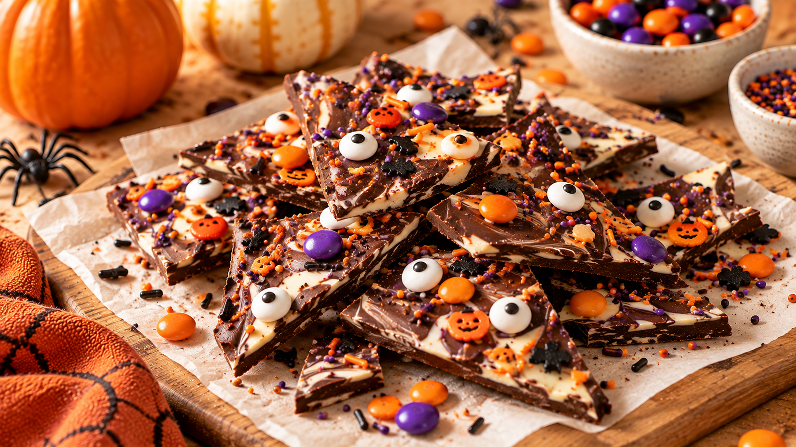 Halloween Chocolate Bark