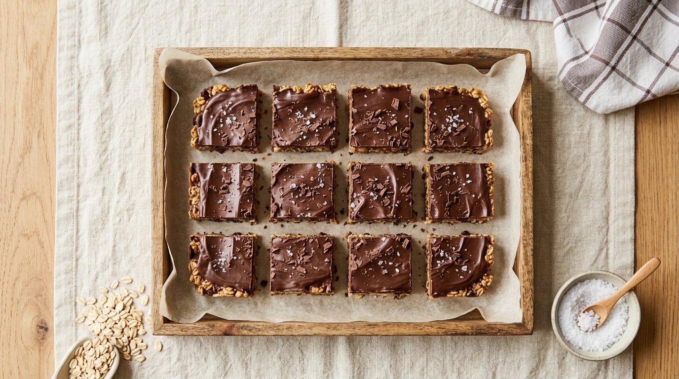 No-Bake Chocolate Oat Bars