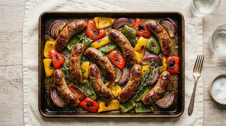 One-Pan Sausage and Peppers
